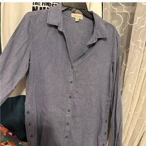 Cloth & Stone Casual Slate Button Down Shirt